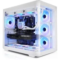 Kiebel Panorama Curve IX Gaming-PC (AMD Ryzen 7 AMD Ryzen 7 9800X3D, RTX 5070 Ti, 32 GB RAM, 2000 GB SSD, Wasserkühlung, WLAN, ARGB-Beleuchtung)