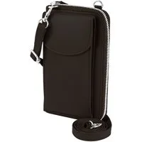 AKZENT Handytasche Nahed Unisex Akzent Handyumhängetasche mit Geldbörse aus Echtleder (einzeln)