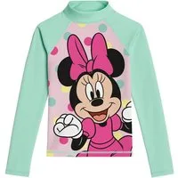 United Labels® Badeanzug Minnie Mouse Schwimmshirt UV-Schutz 30 Langarm Badeshirt Rashguard