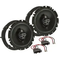 tomzz Audio Pioneer TS-G1730f 300W Lautsprecher Set passt für VW Golf 4 5 6 7 Polo Auto-Lautsprecher