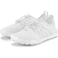 Venice Beach Badelatsche, Badeschuhe, Badeschlappe, Barfußschuh, leichter Slipper Aquaschuh Wasserschuh mit elastischen Bändern, schnelltrocknend VEGAN