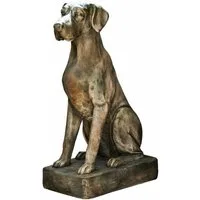 Mirabeau Dekofigur Deko-Hund Jules grau