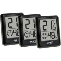 TFA Dostmann Hygrometer TFA Dostmann Hygrometer Schwarz 30.5060.01.03
