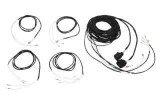 Original Kufatec Kabelsatz Kabelbaum Adapter Kabel Blind Spot- Sensor inkl. Ausparkassistent für VW New Beetle 5C