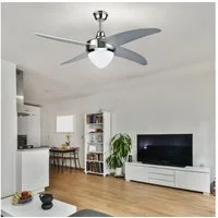 V-TAC Deckenventilator, LED Decken Ventilator Raum Kühler FERNBEDIENUNG Tages-Licht