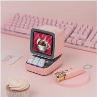 DIVOOM Divoom DitooMic - Rosa Bluetooth-Lautsprecher