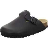 AFS-Schuhe 290023 Clogs Pantolette für Damen aus Leder mit Fußbett, Hausschuhe Made in Germany