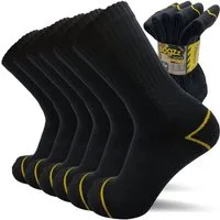 sogzz Arbeitssocken 5-60 Paar Socken Herren Schwarz 75% Baumwolle Work Arbeit Socken (Modell: Work Basic, 5-Paar)