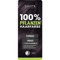 SANTE Haarfarbe Pflanzen SCHWARZ, Schwarz, 100 g