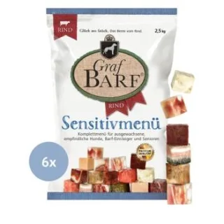 Graf Barf Sensitivmenü Rind 6x2,5kg