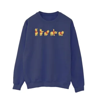 Disney Herren Winnie The Pooh Stretching Sweatshirt (Marineblau)