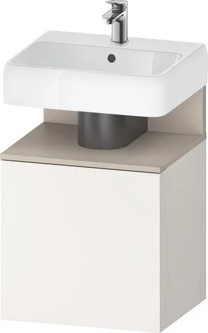 Duravit Qatego Waschtischunterbau wandhängend Weiß Supermatt 490x420x645 mm - QA4077L91840000 QA4077L91840000