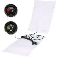 Systafex® Autositzbezug Auto Carbon Sitzheizung Universal Nachrüstsatz Einbauheizung 12V, Carbon-Fasern