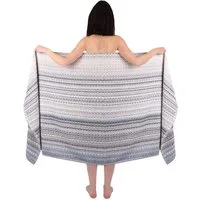 Betz Badetuch XXL Duschtuch Saunatuch Strandtuch 100% Baumwolle Karo BUNT 100x200cm, Baumwolle (1-St)