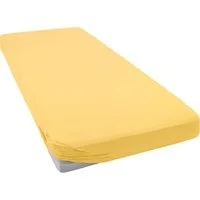 bellana Spannbettlaken bellana exclusiv aus 100% Mako-Baumwolle, 150 g/m², bügelfrei, Mako-Jersey, Gummizug: rundum, (1 Stück), feinste Mako-Baumwolle, Spannbetttuch für Matratzen bis 25cm Höhe