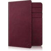 Fintie Mini Geldbörse Fahrzeugschein Hülle für Zulassungsbescheinigung, aus Kunstleder, 2 Steckplätze für Fahrzeugscheine und 5 Steckplätze für Karten/Ausweis