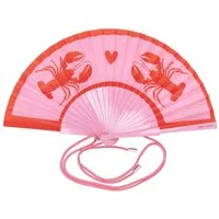 Giftcompany Handfächer Fächer Fififan Hummer Pink Rot