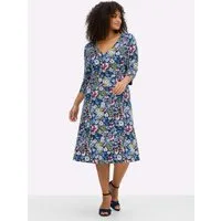 sheego by Joe Browns Jerseykleid Jersey-Kleid Kurzarm