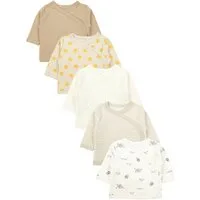 TupTam Wickelshirt TupTam Baby Jungen Langarm Wickelshirt Baumwolle 5er Set