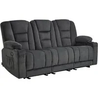 MCombo 2,5-Sitzer M MCombo Sofa 150° Verstellbar, 2er/3er Relaxsessel, 7009, mit Relaxfunktion