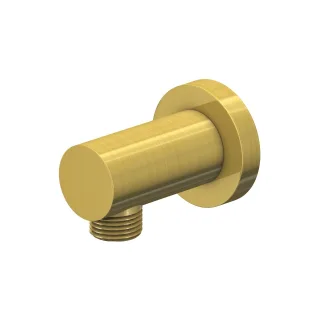 Steinberg Serie 340 Wandanschlussbogen 1/2", brushed gold, 3401660BG 3401660BG