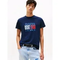 Tommy Jeans T-Shirt TJM RWB FLAG TEE EXT Slim fit, mit Rundhals