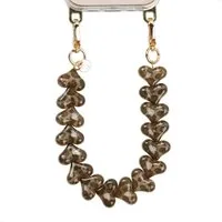 Selencia Smartphone-Tragegurt Selencia Lova Herz-Handgelenkbande - Tortoise Leopard, (1-tlg)