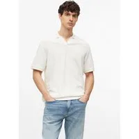 s.Oliver Kurzarmshirt Polo-Shirt Strukturiertes Poloshirt mit Bündchen