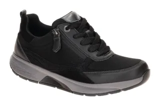 Gabor 0106.02.001 ROLLINGSOFT Damen-Schn?r-Halbschuhe Schwarz bequem Hallux S...