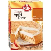 Ruf Backmischung, Ruf Apfel Torte Backmischung mit Zimt-Zucker Packung 500g