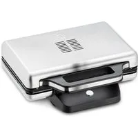 WMF Sandwichmaker LONO, höhenverstellbare Platten, Temperaturleuchte, 800 W, platzsparende Aufbewahrung, Maße: 23,6 x 23,6 x 8,8 cm