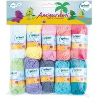 Gründl Gründl Baumwollgarn Amigurumi Candy Pastellfarben Häkelwolle