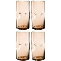 LEONARDO Longdrinkglas VESUVIO, 4-tlg., Glas, 330 ml, 4-teilig