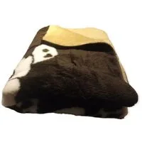 Wohndecke Sofadecke Kuscheldecke mit Hundemotiv 135 x200 cm, Kühnemuth