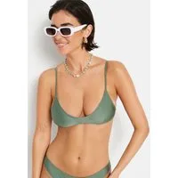 LSCN by LASCANA Bustier-Bikini-Top Nele, mit glänzender Beschichtung