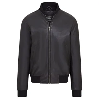 MA-1 Varsity Bomberjacke aus weichem Leder f�r Herren