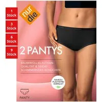 Nur Die Panty Basic Damen (1er/3er/6er/9er Pack, 6-St) Panty unter-hose unter-wäsche