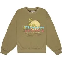Roxy Sweatshirt LINEUP CREW RG TERRY aus Baumwolle und Polyester, sportlicher Stil, in den Größen 10 bis 16