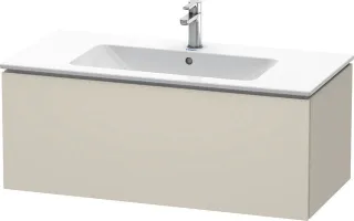 Duravit L-Cube Waschtischunterbau wandhängend Taupe Matt 1020x481x400 mm - LC614209191 LC614209191