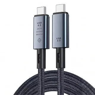 PD240W Type-C to Type-C USB4 Cable Support 8K60Hz Video Output 40Gbps QC4.0 PD3.1 Fast Charging Data Transmission Copper