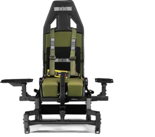 Flight Seat Pro NLR-S039, Sim Rig schwarz/olivgrün, Boeing Military Edition