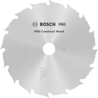 Bosch PRO Kreissägeblatt Construct Wood für Handkreissägen - 2608640636