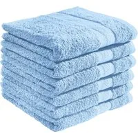 REDBEST Handtuch Handtuch "Chicago" 6er-Pack, Frottier, Walk-Frottier Uni
