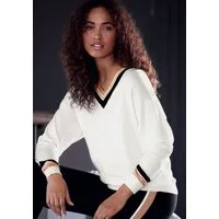 French Connection Strickpullover mit Kontraststreifen, Loungewear