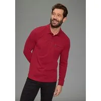 Man's World Langarm-Poloshirt Neue Kollektion! schmale Passform, Langarm, mit Reißverschlusstasche