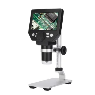 MUSTOOL G1000 Portable 1-1000X HD 8MP Digital Microscope 4.3" Electronic HD Video Microscopes Borescope Magnifier Camera