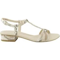 Paul Green Paul Green 7594-089, Sandaletten, Weiß,kombiniert, Damen Sandalette