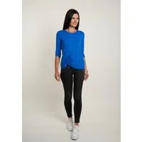 Seidel Moden 3/4-Arm-Shirt mit Raff-Detail vorne - MADE IN GERMANY