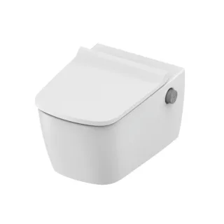 TECE TECEneo Dusch-WC 9700213 mit Duschfunktion, Set mit Deckel, Kalt-/Warmwasser, weiß