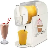 Unold Eismaschine 48960 2IN1-SLUSH UND SOFTEISMASCHINE SOFIA, 2-in-1 Eismaschine mit Kompressor, Cremefarben, 150 W